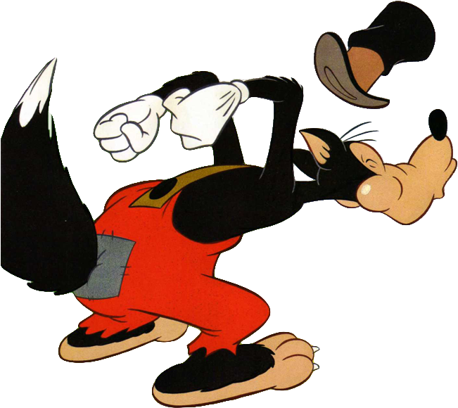 Los Tres Chanchitos Ilustraciones Canciones Infantiles - Lobo De Los Tres Chanchitos (670x603)