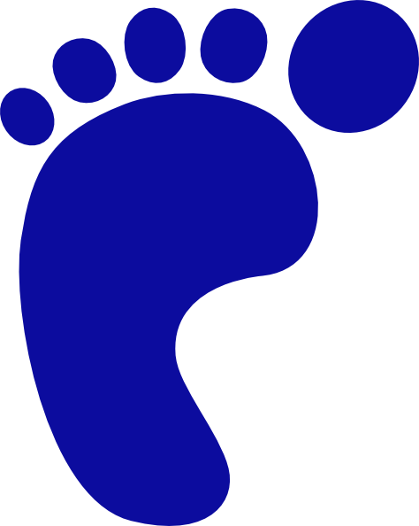 Blue Foot Print (474x594)