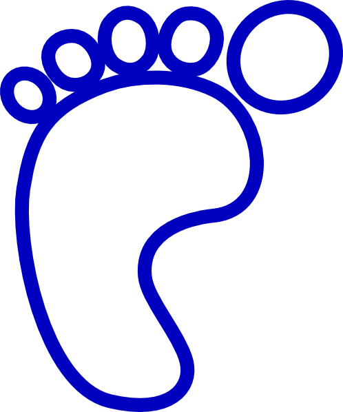 Cartoon Left Foot (498x598)