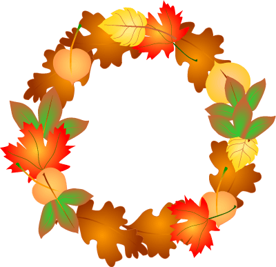 Religious Fall Clipart - Fall Leaves Clip Art (400x387)