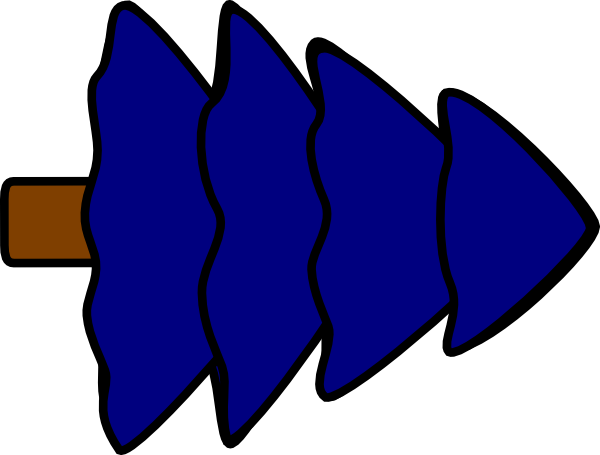 Large 4 Layer Navy Blue Fir Tree Svg Clip Arts 600 - Large 4 Layer Navy Blue Fir Tree Svg Clip Arts 600 (600x455)
