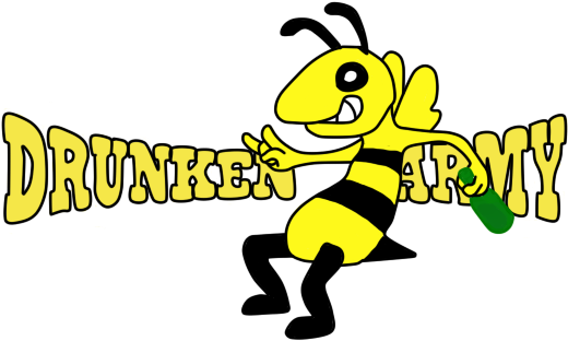 Drunken Army By Hjernedoed - Cartoon (530x315)