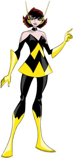 10) The Wasp - Avengers Earth's Mightiest Heroes Wasp (250x520)