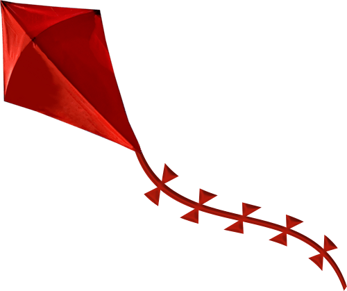 Key String Kite Kite - Kite (500x419)