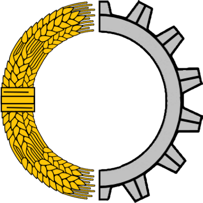 Gear And Wreath By Columbiansfr - Cheek (400x400)