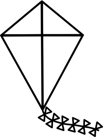 Kite Clipart Art - Kite In Clip Art (428x567)