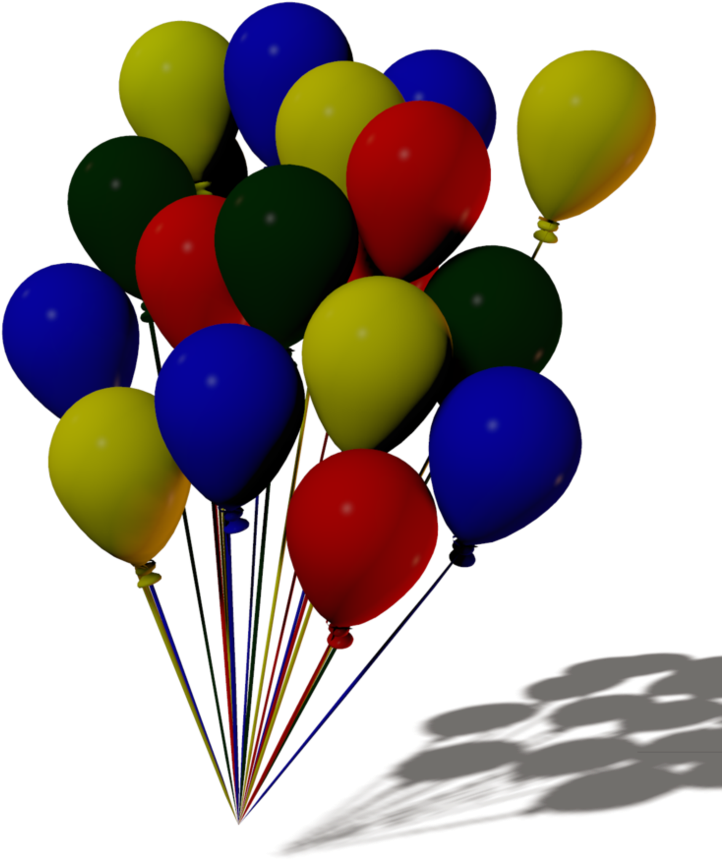 Bunch O' Balloons 2 By Angelfyre32 - Balloon (885x903)