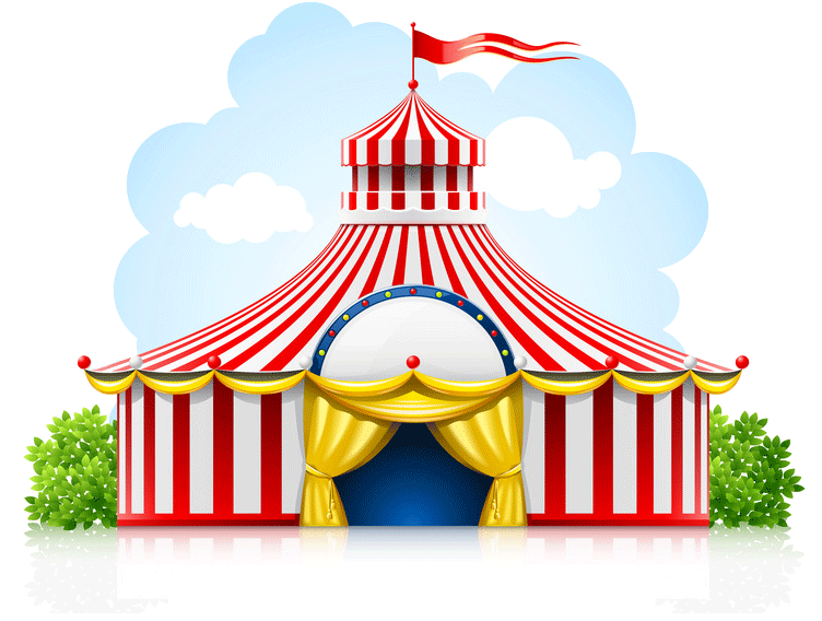 Love In The Elephant Tent - Circus Tent Clip Art Free (751x639)