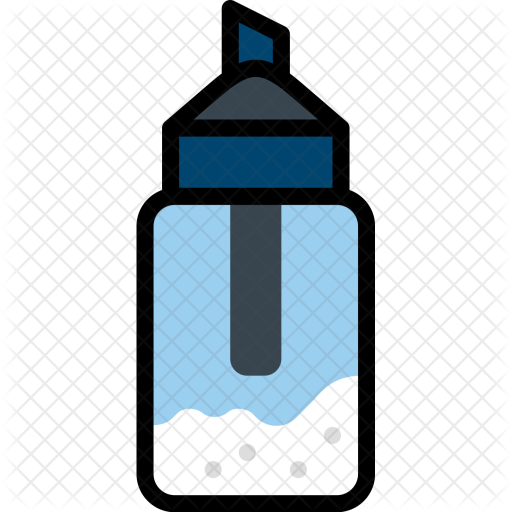 Sugar, Shaker, Sweet, Equipment, Tool Icon - Water Bottle (512x512)