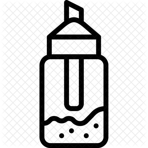 Sugar Icon - Botella De Agua Para Calcar (512x512)
