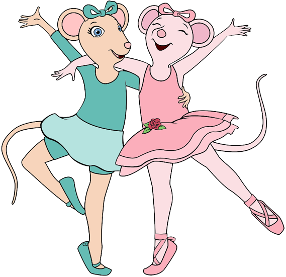 Little Ballet Dancer - Cartoon (569x551)