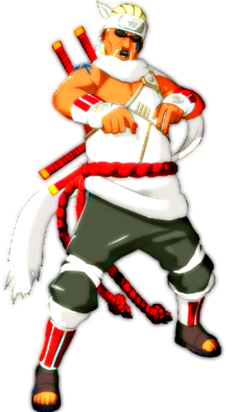 Killer Bee Storm 2 Render By Akatsukisasuke1102 - Naruto Shippuuden Killer Bee Cosplay Costume (394x600)