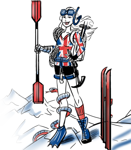 I Believe In Living Life To The Full - Cartoon (459x527)