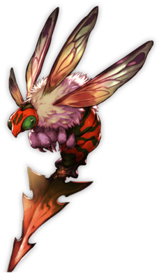 Killer Bee - Fantasy Bird Png Transparent (408x400)