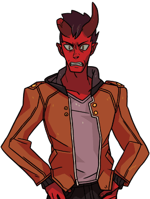 Character Damien - Damien Lavey Monster Prom (306x406)