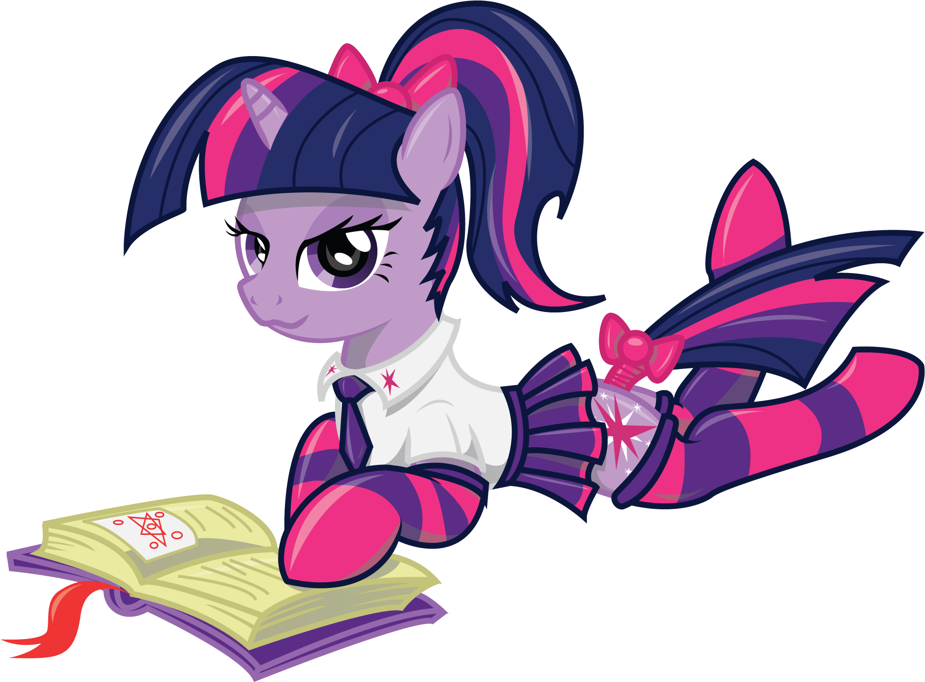 Twilight Sparkle Learning By Varijani Twilight Sparkle - Mlp Twilight Sparkle Cheerleader (2526x1785)