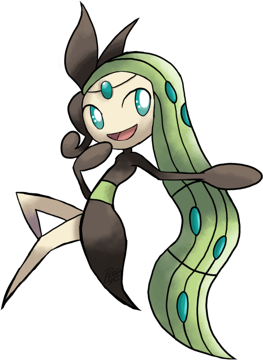Deviantart Artist Work Of Art - Meloetta (900x1200)