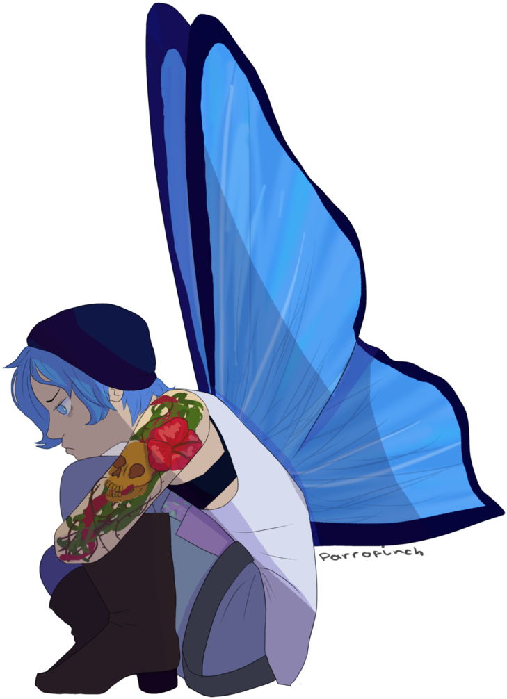 Butterfly Life Is Strange Work Of Art - Butterfly (752x1063)