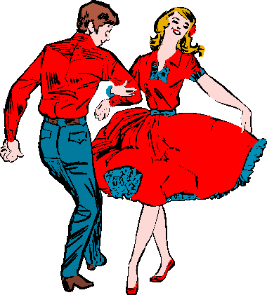 For Up To Date Square Dancing Information - Square Dance (380x421)