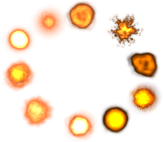 Realistic Explosions Vol - Circle (600x500)