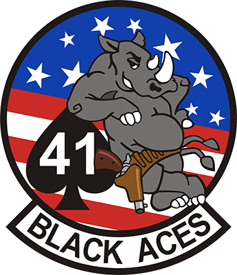 F/a 18 Rhino Vfa 41 Black Aces - Vfa-41 (345x400)