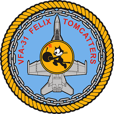 F/a 18 Hornet Vfa 31 Tomcatters - Vfa-31 (400x400)