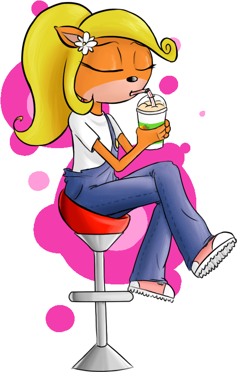 Work Of Art Coco Bandicoot Crash Bandicoot - Coco Bandicoot (580x820)