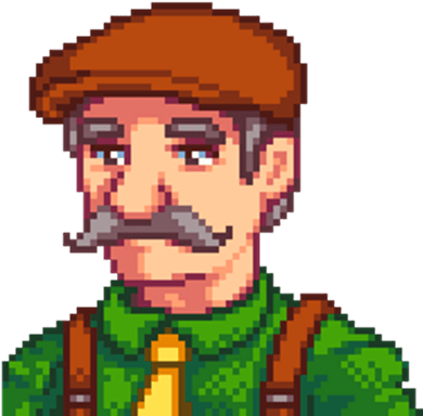 Stardew Valley Lewis - Stardew Valley Mayor Lewis (400x400)