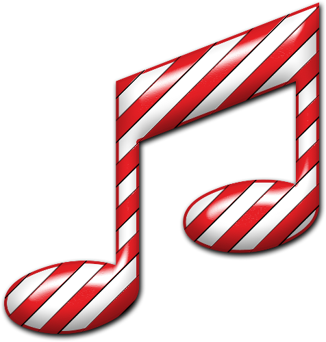 Candy Cane Notes By Clipartcotttage - Candy Cane Notes By Clipartcotttage (476x500)