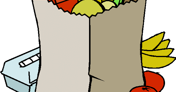 Just Keep Swimming Mama Fish - Grocery Bag Of Food (593x311)