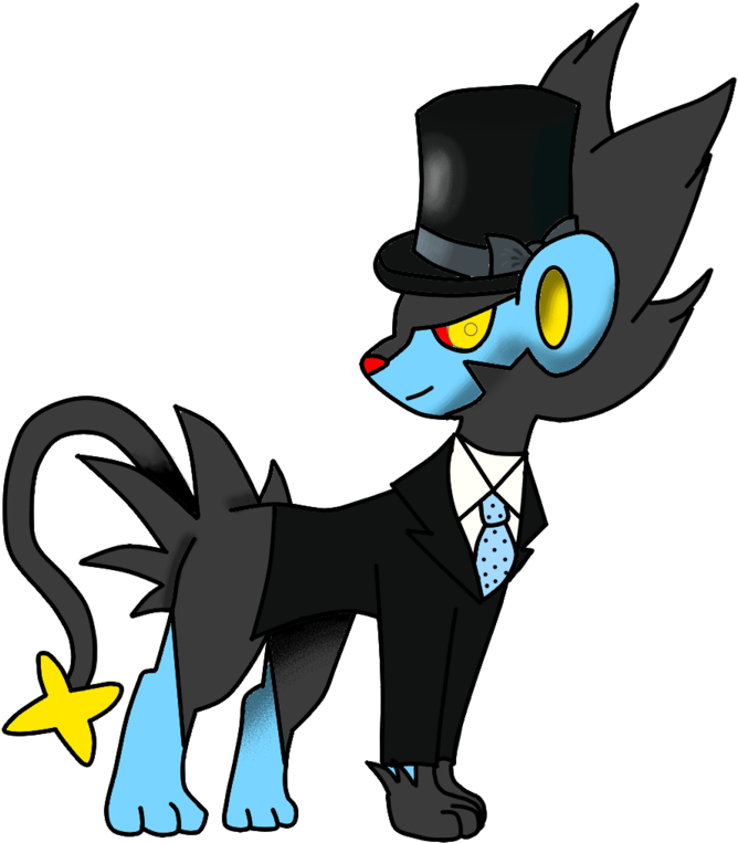 Leopuld The Luxray By Theprismowl - Cartoon (752x1063)