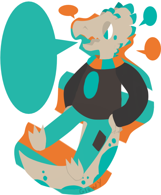 Alien By Glowyshroom - Alien By Glowyshroom (600x700)