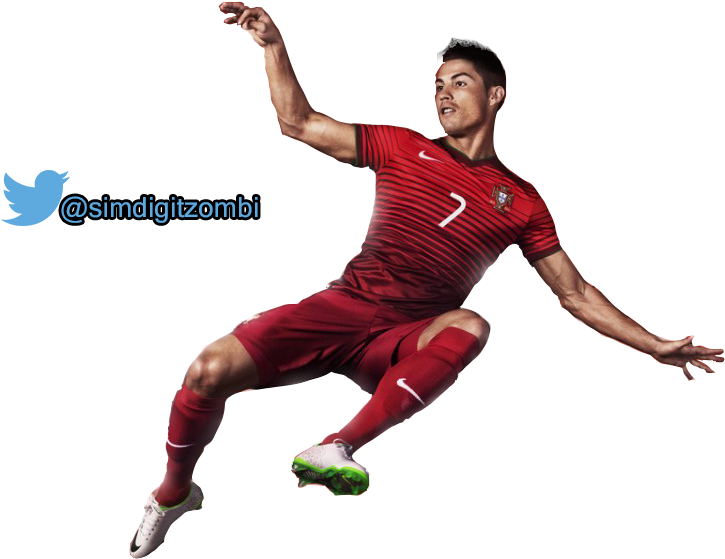 Cristiano Ronaldo Cartoon Wallpaper Gallery - Cristiano Ronaldo Render Png (742x558)