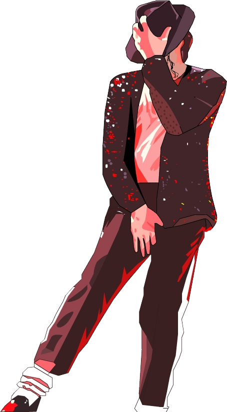Download - Michael Jackson Dance Png (454x824)