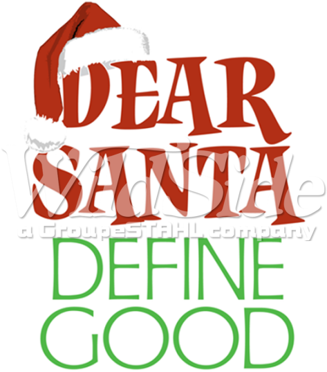 Dear Santa - Define Good - Calligraphy (600x600)