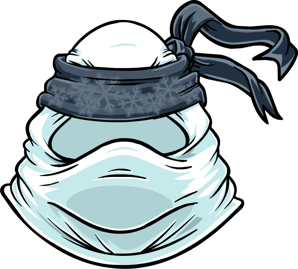 Icy Mask - Ninja Mask Club Penguin (1020x921)