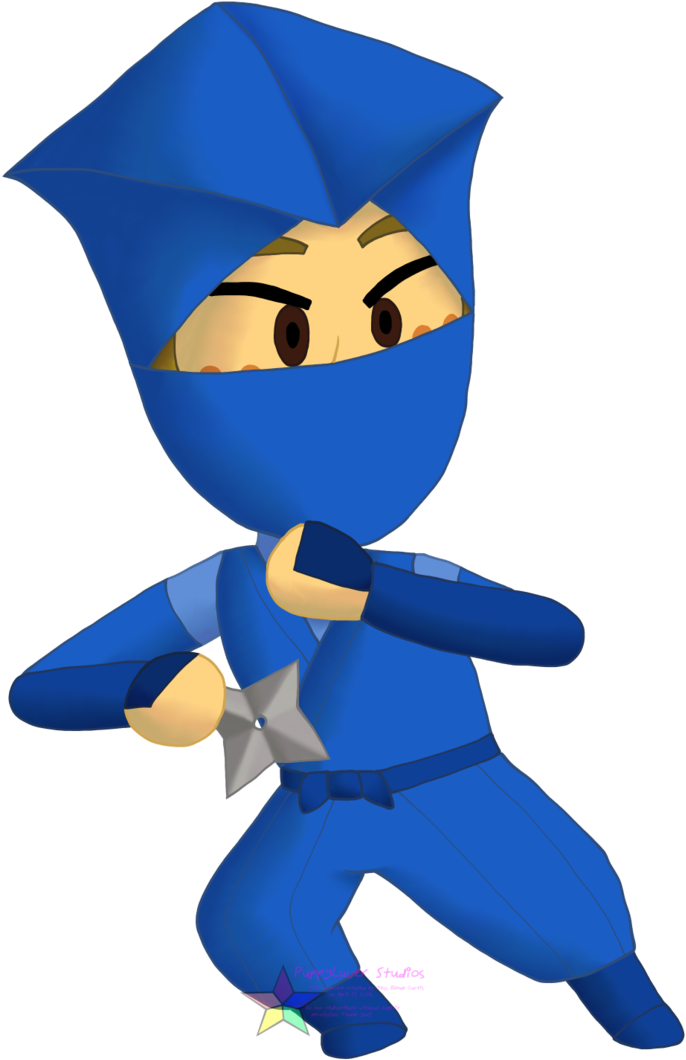 Ninja Job Concept By Puppyluver - Mii (725x1102)