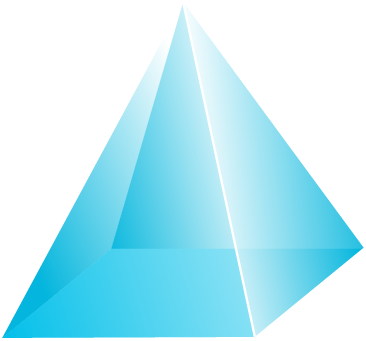 Pyramid Shape 3d Pyramid 2d Shapes And 3d Dlmllo Clipart - Triangle (507x403)