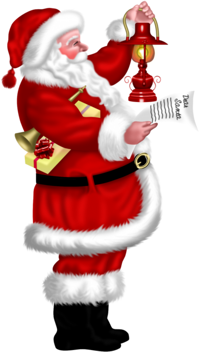 1perenoel - Noel Baba Hareketli Png (395x700)