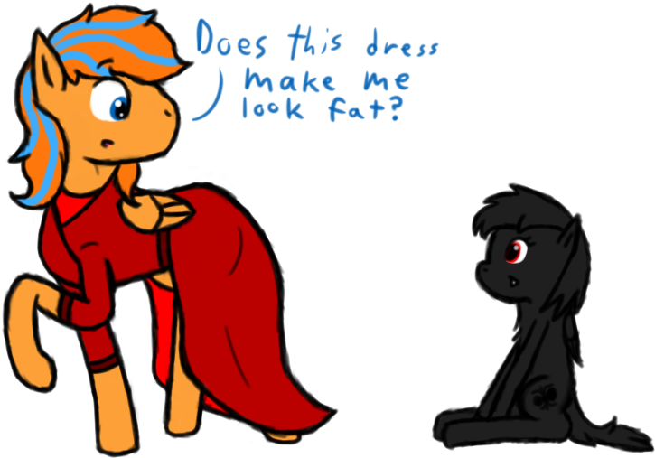 Binary6, Clothes, Crossdressing, Digital Art, Dress, - Cartoon (821x553)