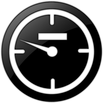 Speed Dial Icon Clipart - Clock (512x512)