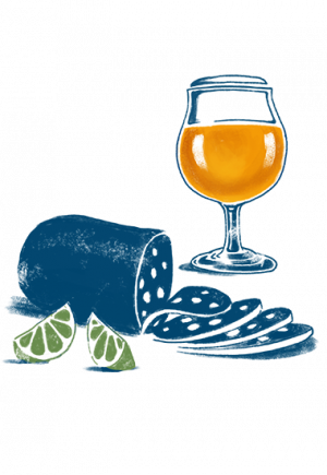 Salami With Squeezed Lime - Salami (300x435)