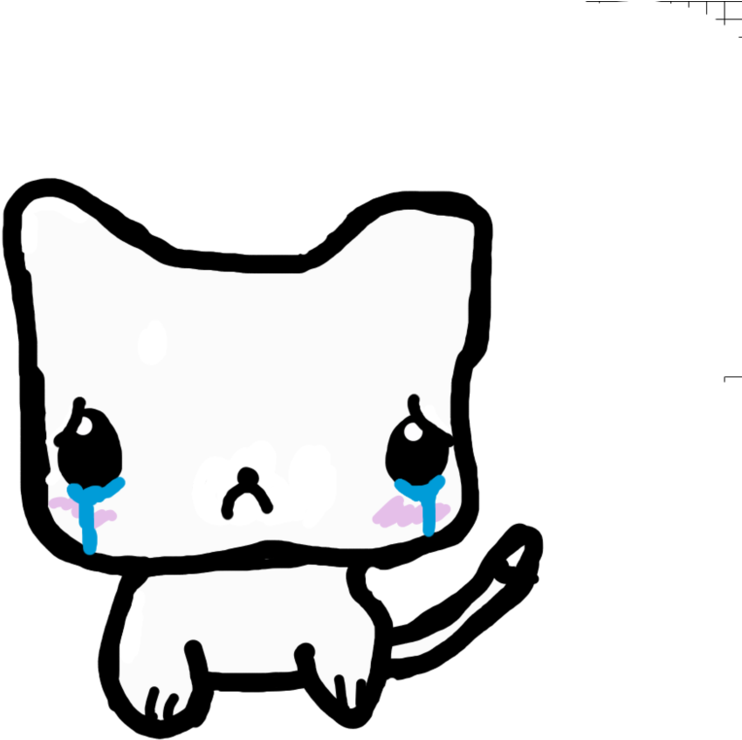 Sad Baby Kitty Base By Bluebox-chan - Sad Baby Kitty Base By Bluebox-chan (894x894)