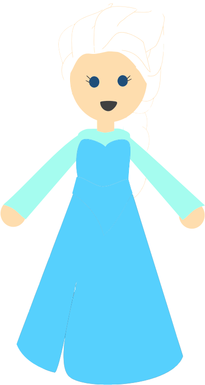 Clipart Elsa - Stock.xchng (415x778)