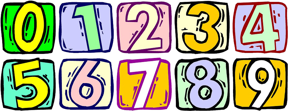 Numbers Png Pic - Numbers Transparent Background (960x392)