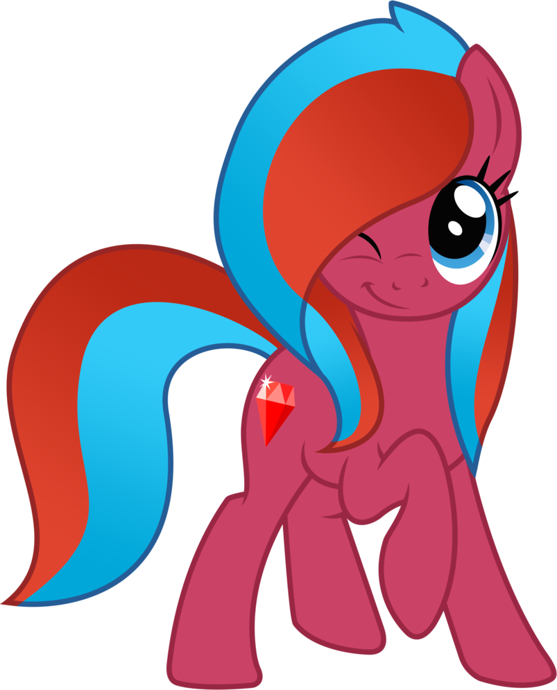 Red Diamond By Shootingstarajm - Mlp Earth Pony Oc (803x995)