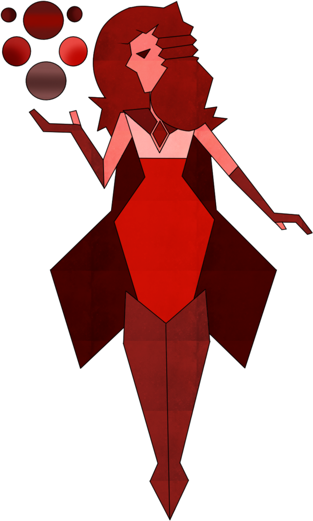 Red Diamond Mural By Arieslordoframs - Illustration (744x1074)