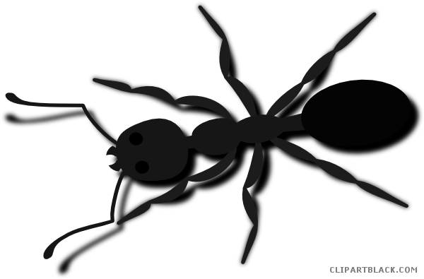 Ant Animal Free Black White Clipart Images Clipartblack - Ant Clip Art (600x395)