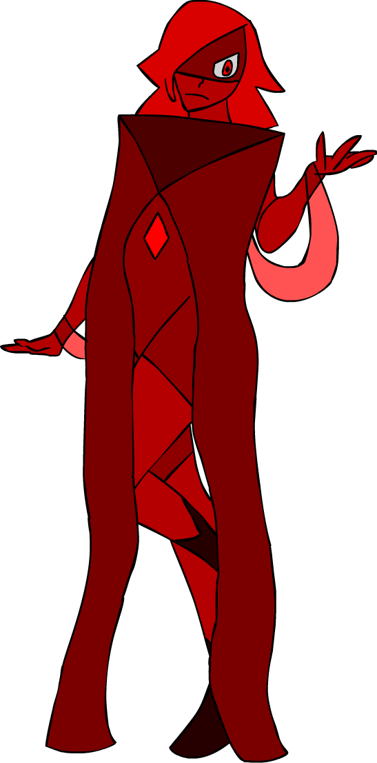 Red Diamond By Bellmischeifcipher - Digital Art (547x1107)