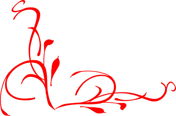 Floral Swirl Clip Art At Clker - Vines Clip Art (600x397)